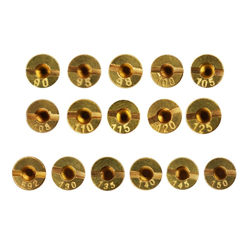 WFLNHB 16pcs 90 92 95 98 100 105 108 110 115 120 125 130 135 140 145 150 Carburetor Main Jet Kit Replacement for OKO CVK Round Style Main Jet Kit - Image 2